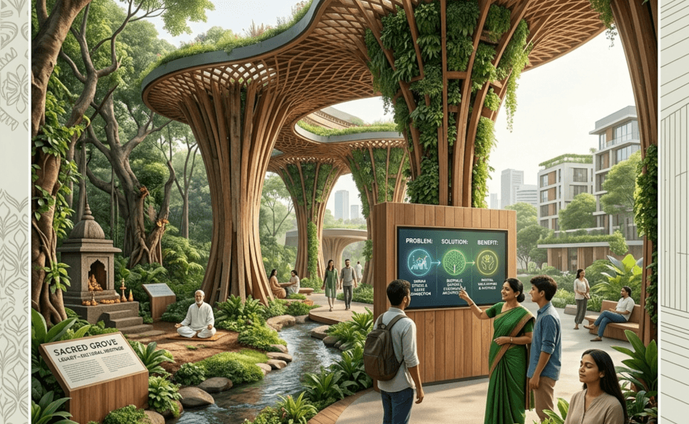 Aranyani Pavilion: Ancient Sacred Groves Meet Modern Eco-Design